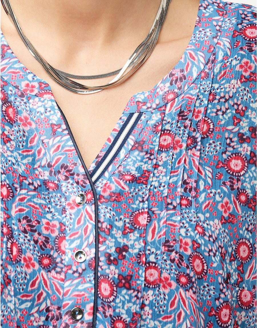 Blouse fluide fleurie