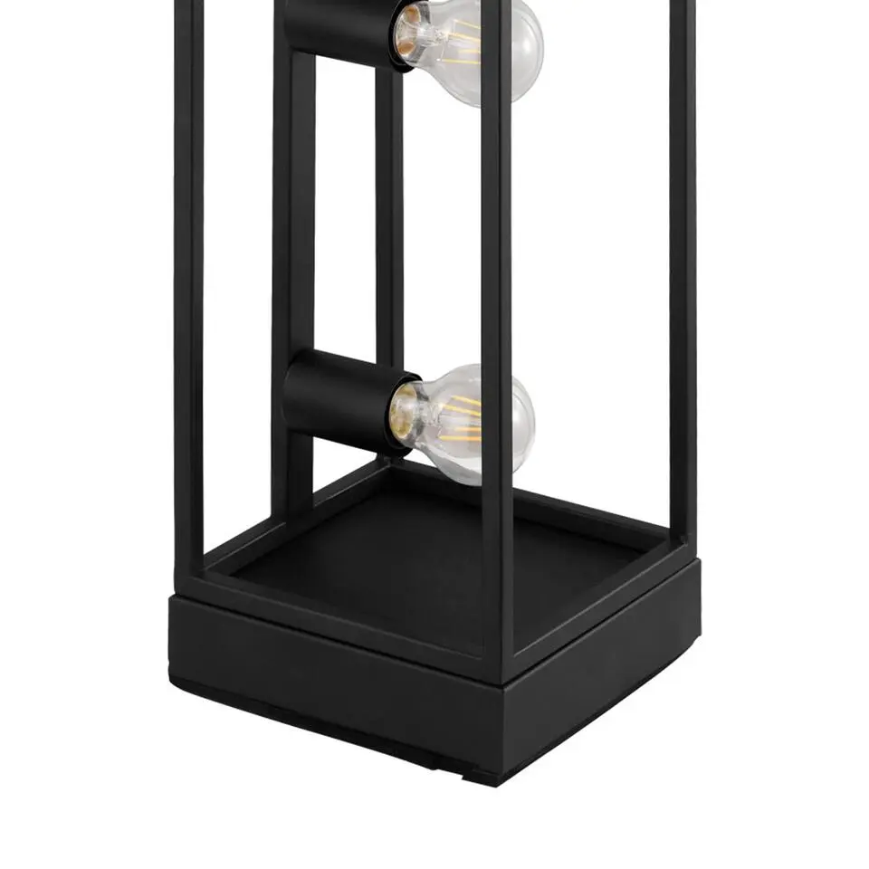 EGLOEldrickVloerlamp-E27-100cm-Zwart