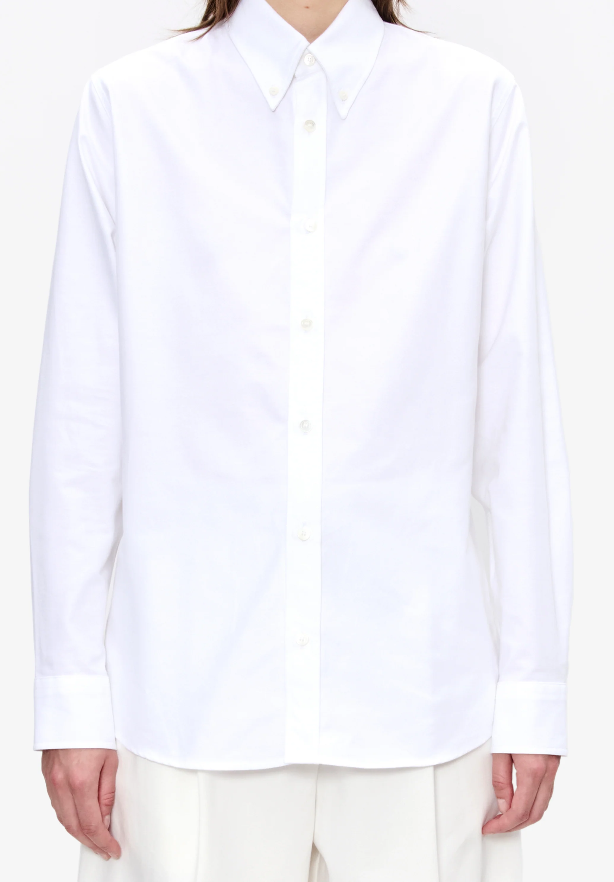 Chemise Kayla Button Down - Blanc