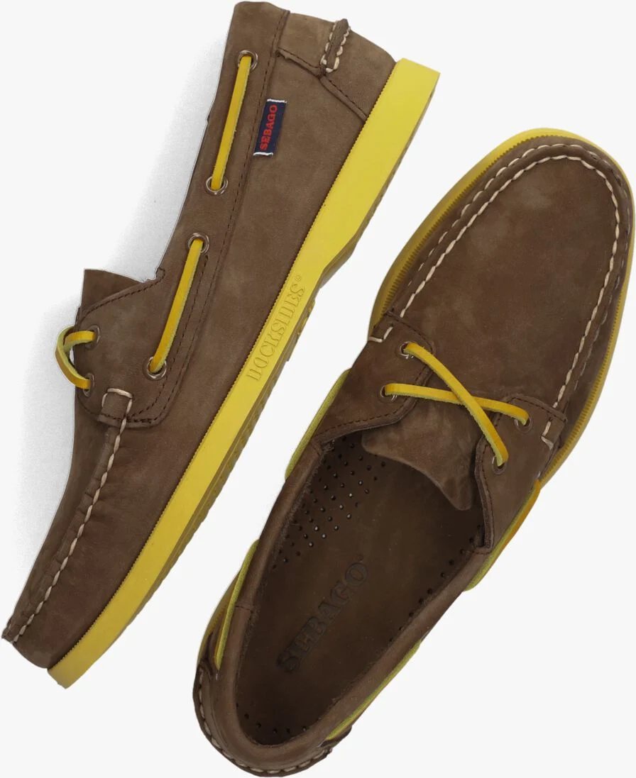 SEBAGO bruine sebago veterschoenen docksides