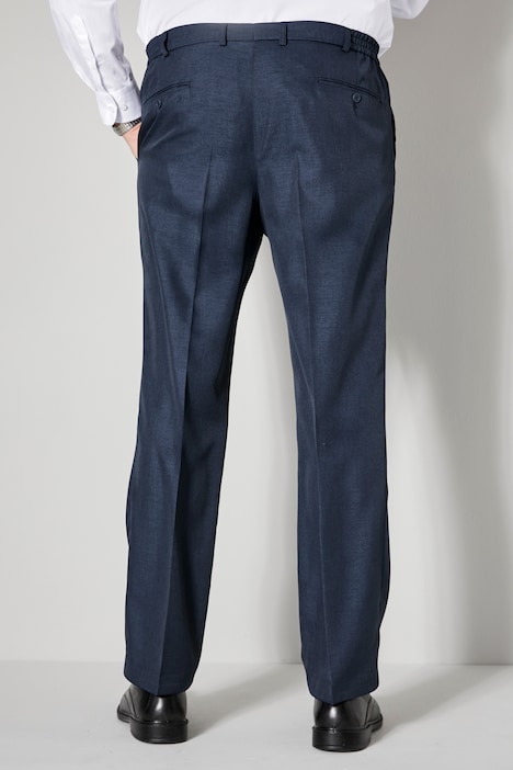 Men+ Anzug-Hose, Regular Fit, Bügelfalte, teilelastischer Bund, bis 35