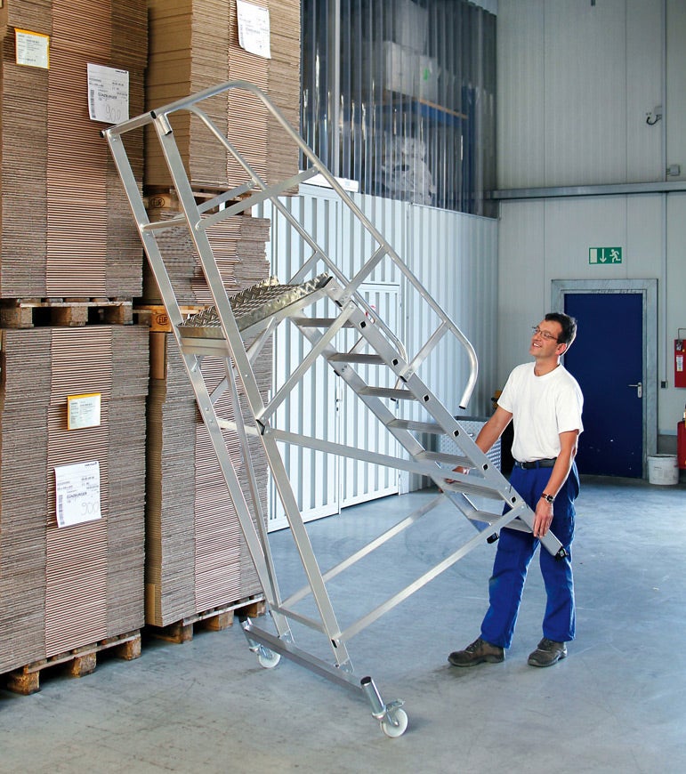 MUNK mobiele platformladder, 11 treden