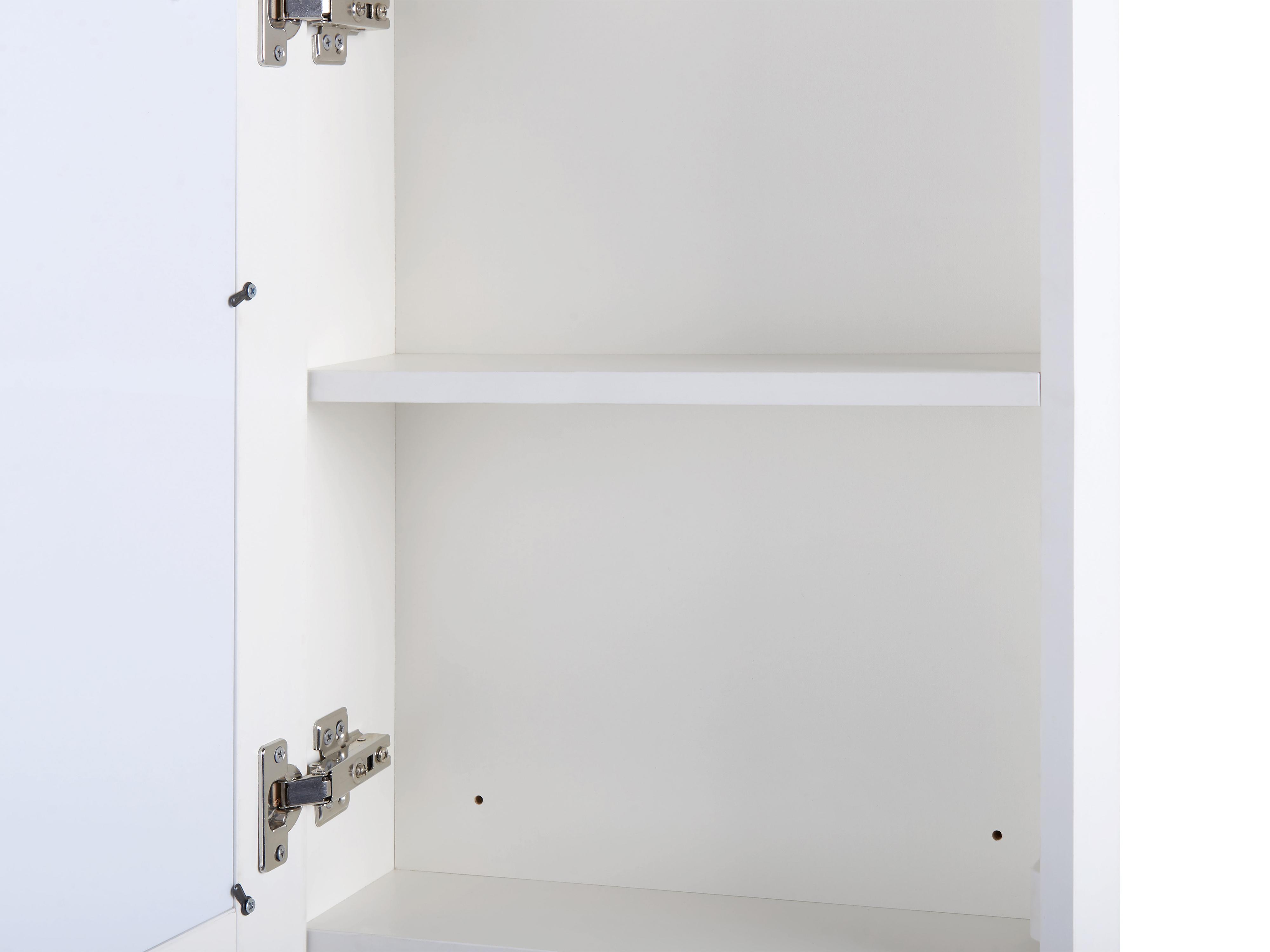 Badkamer wandkast met spiegel LED CAMERON 40 cm 60 cm Wit