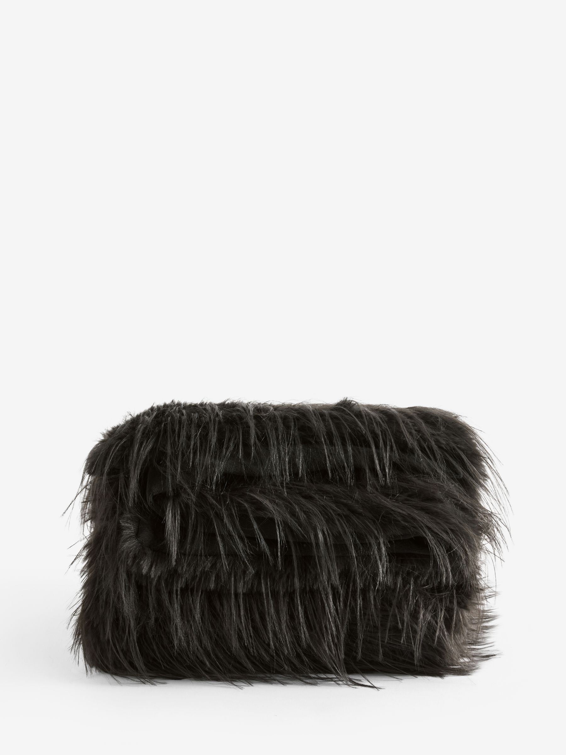 Feather Faux Fur Throw