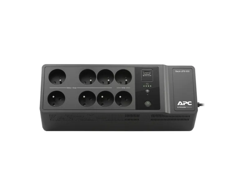 APC Back-UPS BE650G2-CP - UPS - AC 220-240 V - 400 Watt - 650 VA - output-stikforbindelser: 8
