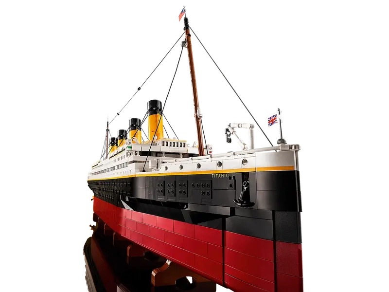 (9090-tlg. Set) Icons Klemmbausteine Spielzeug Kreuzfahrtschiff Modell Bausatz (10294) - Titanic