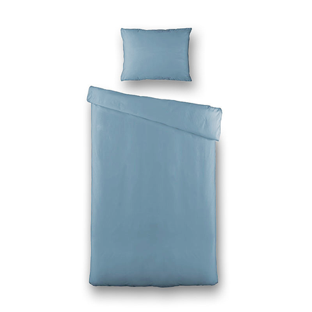 Dekbedovertrek Plain Percale - Donkerblauw