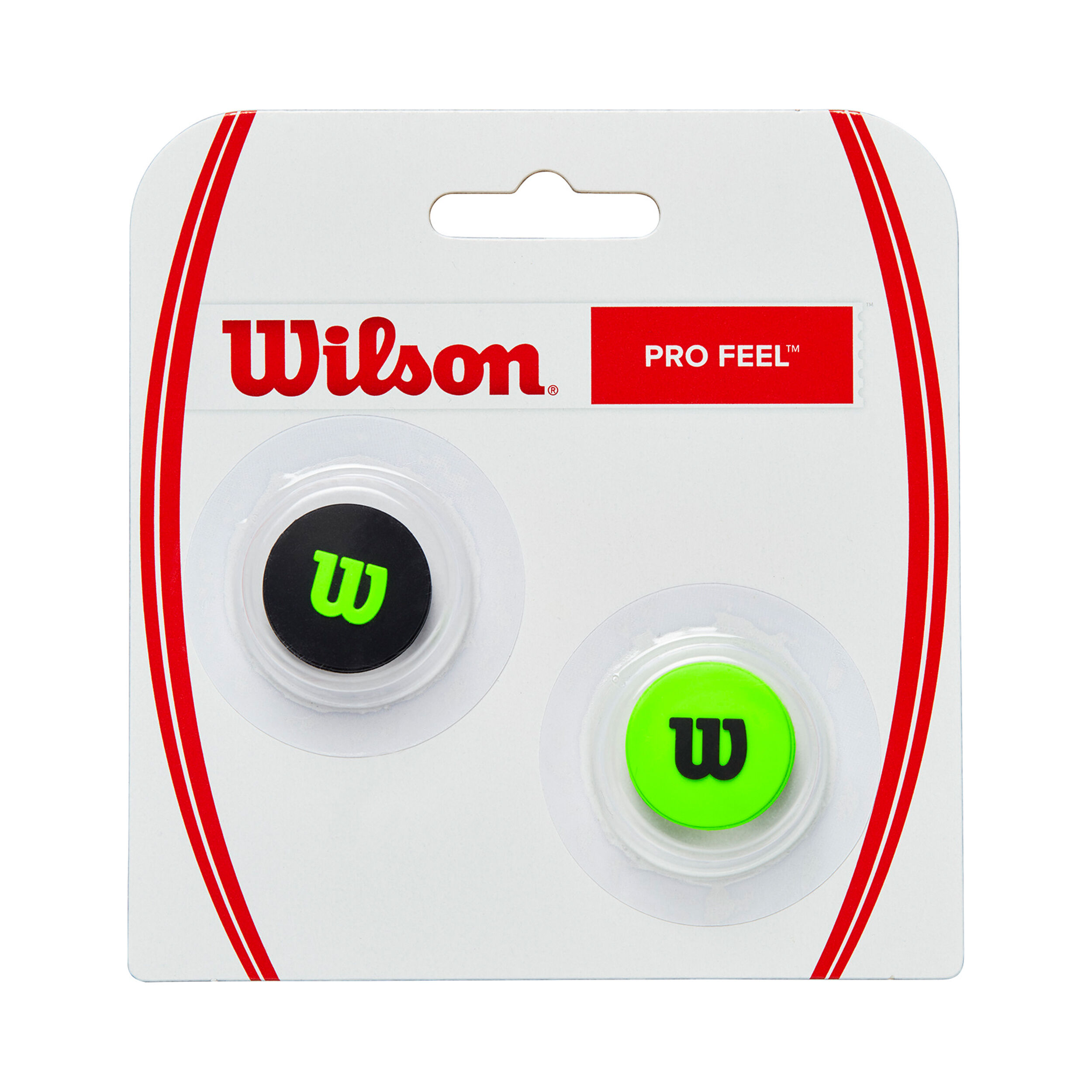 Wilson Blade Pro Feel Blade Antivibrateur Pack De 2 Unités - Noir , Vert