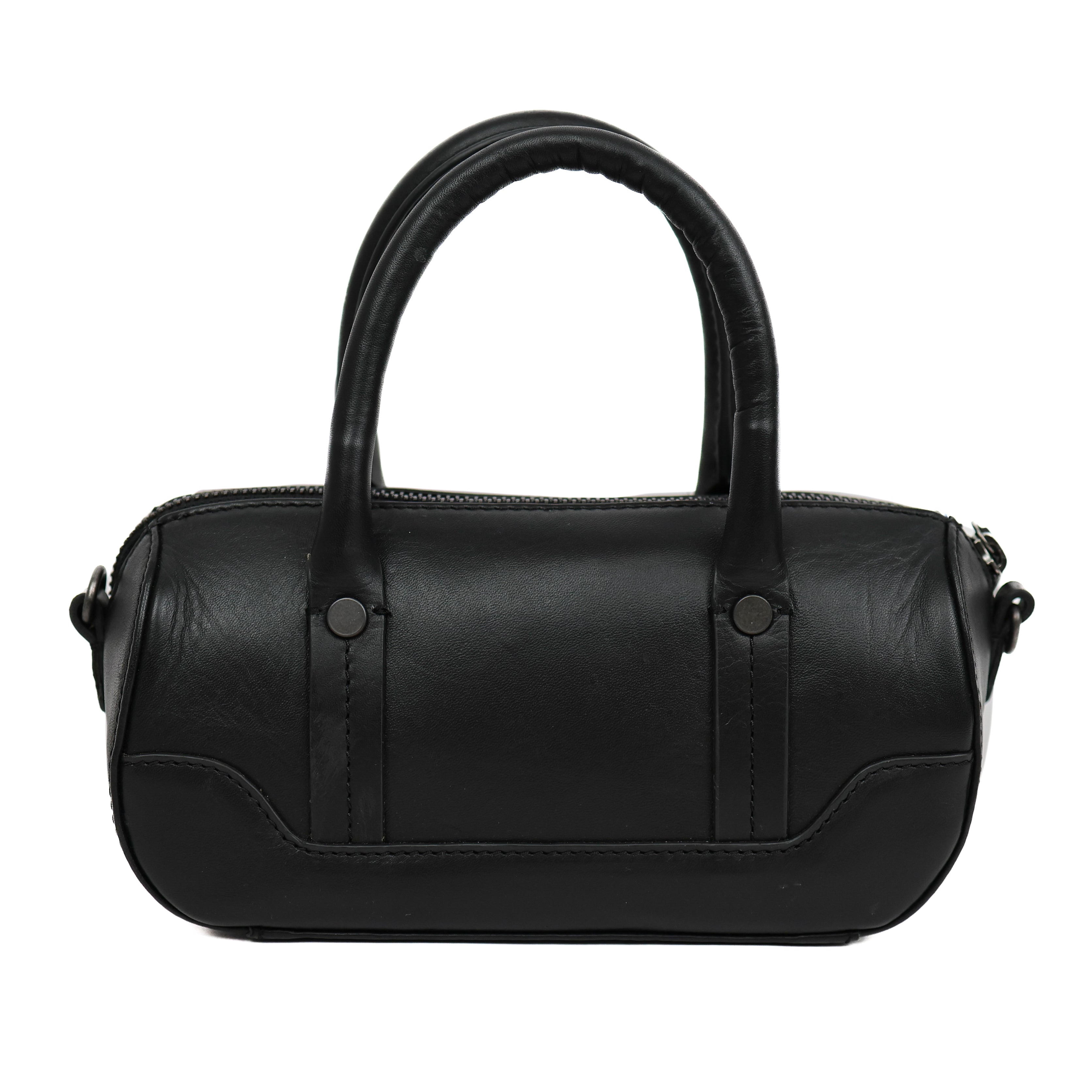 Rond hand-/schoudertasje 'Viviana' Mini Black