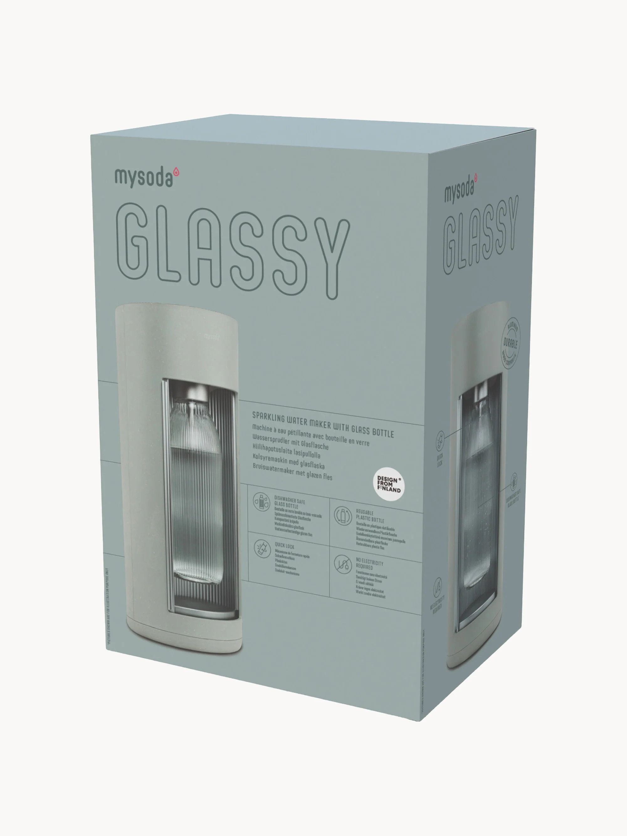 Waterbubbelaar Glassy met fles