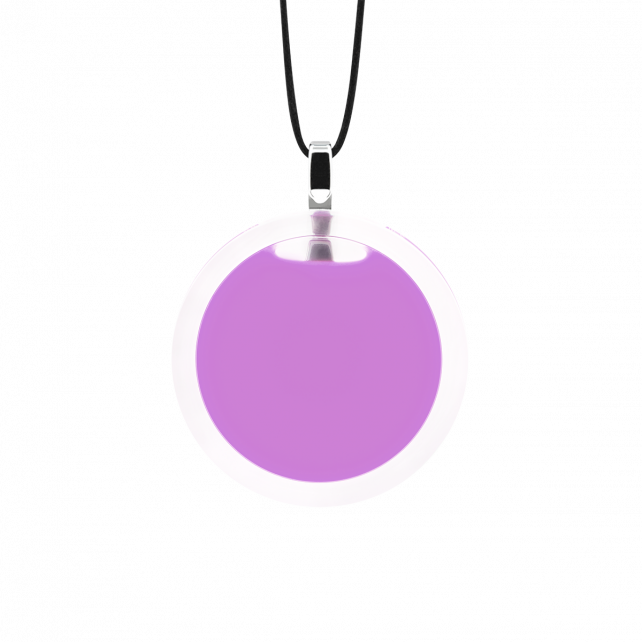 Pendentif en verre soufflé - Cachou Mini Milk