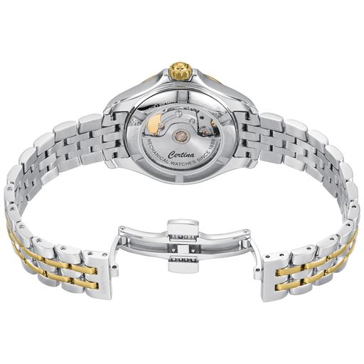 Certina DS Action Lady Powermatic 80 C032.207.22.126.00 Dameur, Bi-Colour/Dark, 34,5 mm