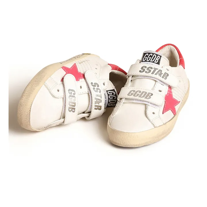 Golden Goose Baskets Scratchs Old School Signature | Rose