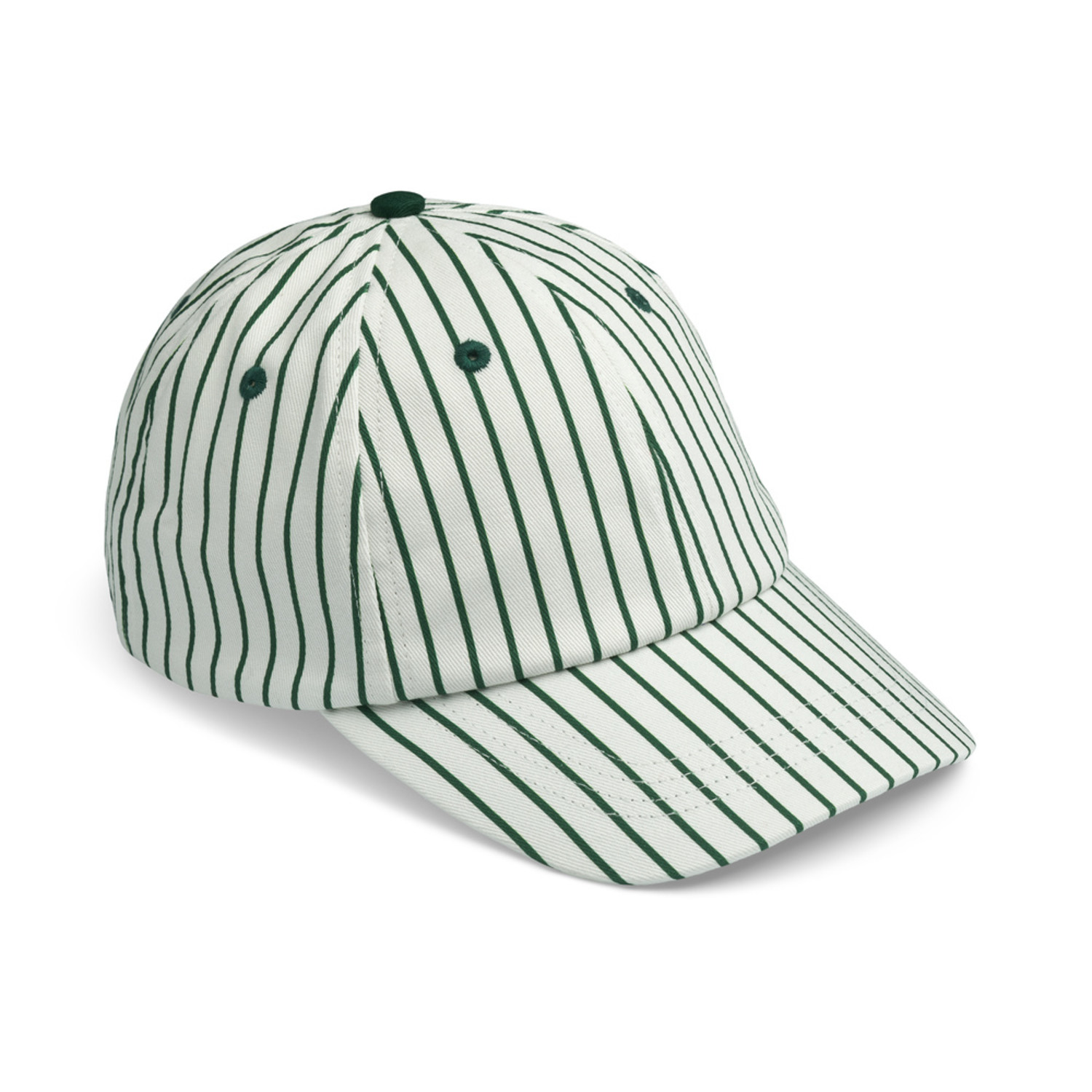 Liewood | Danny cap | Y/D stripes Garden green / Creme de la creme