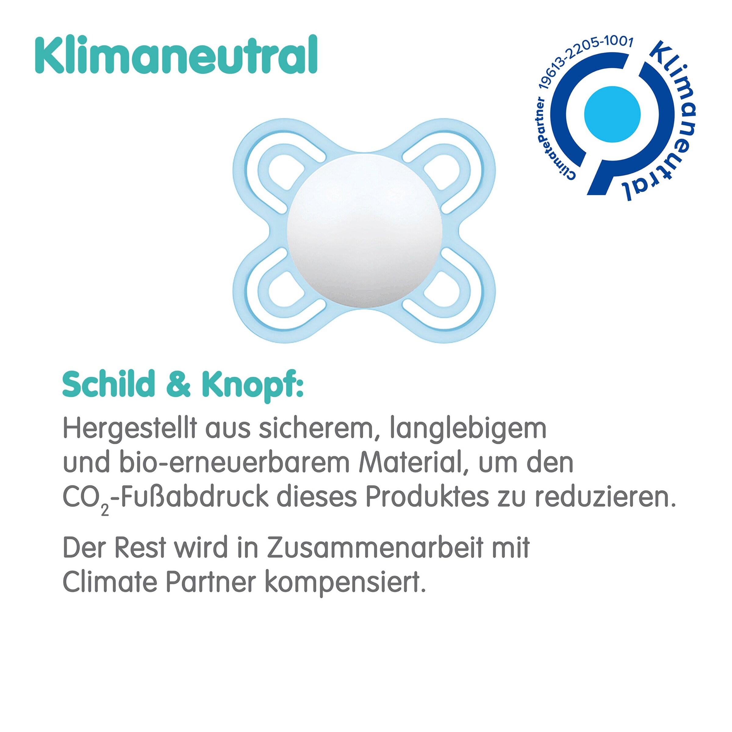 MAM 2er-Pack Schnuller Perfect Start Silikon, 0-2M blue