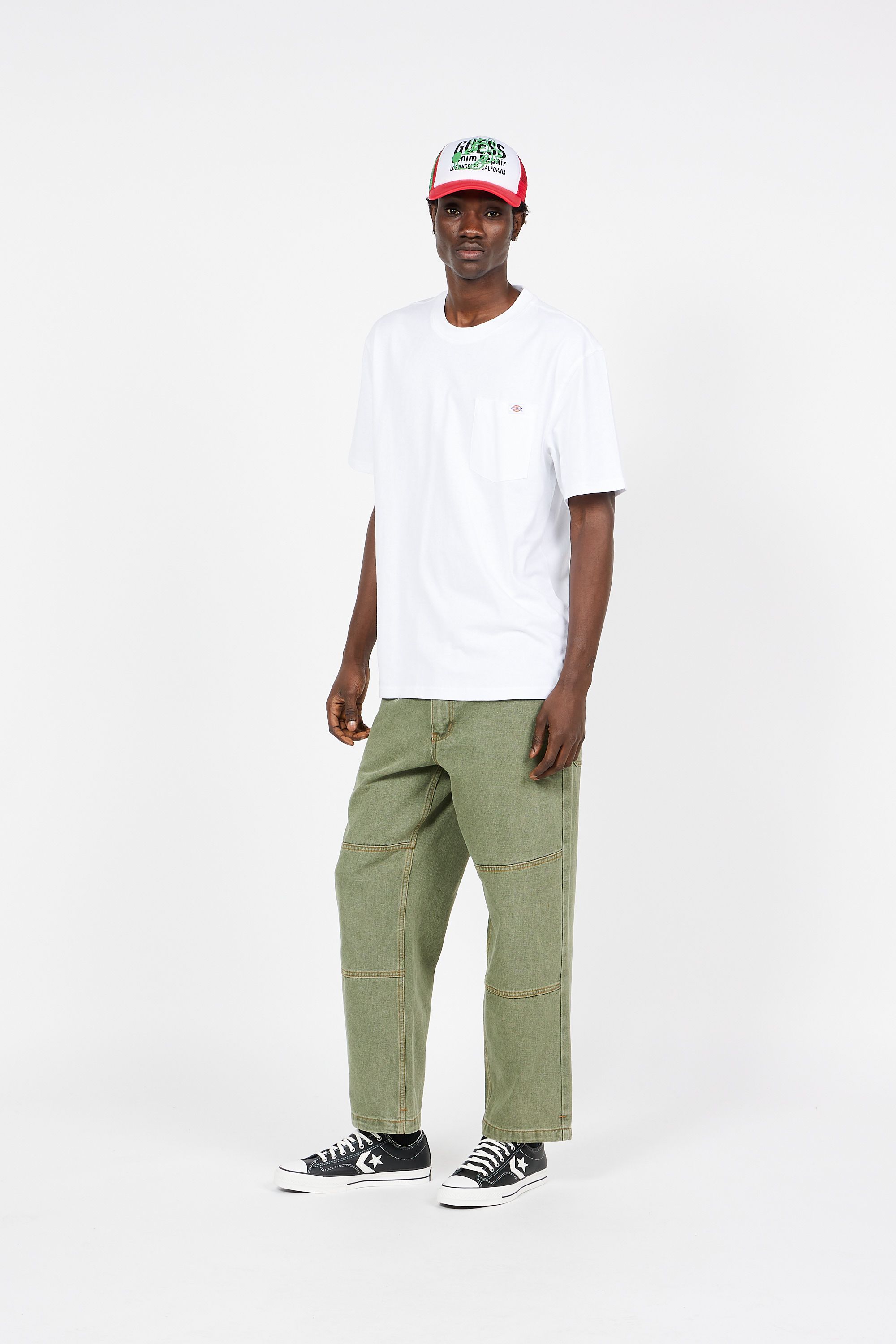 DICKIES T-shirt  LURAY POCKET Blanc