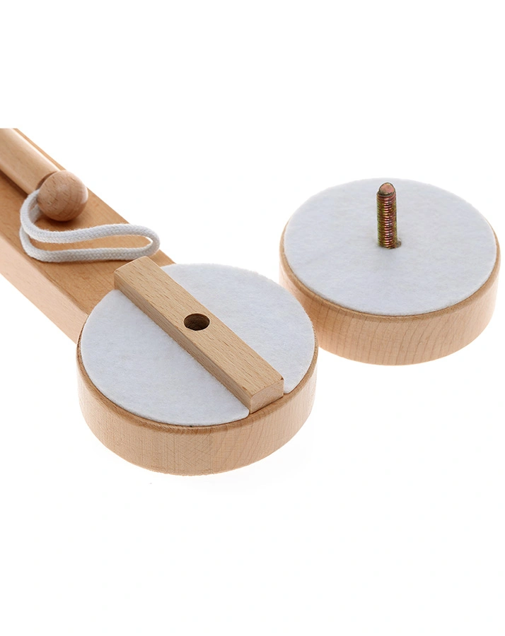 Mobile-Halter RACK aus Holz in natur