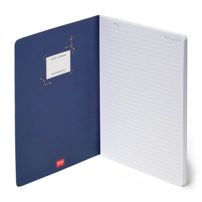 Legami - Cahier quaderno Stars - B5 - 18.5 x 24.8 cm - 100 pages lignées