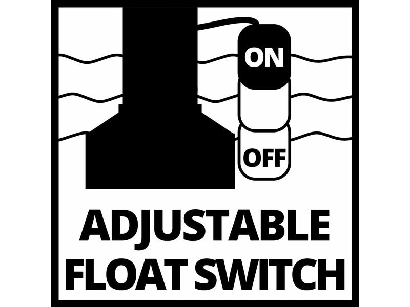 Einhell Schmutzwasserpumpe GE-DP 7535 N LL ECO 2-in-1-Kombipumpe für Klar- und Schmutzwasser