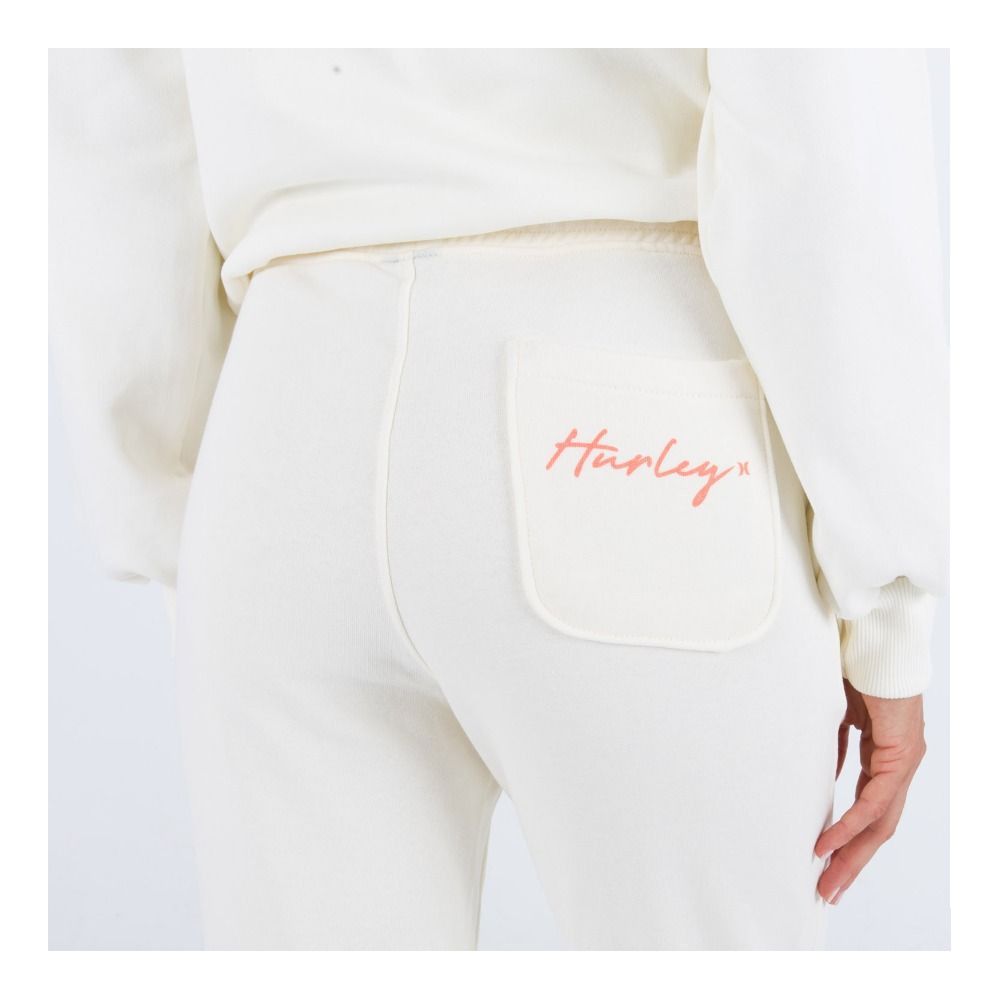 Hurley OCEANCARE SCRIPT - Jogging Femme marshmallow