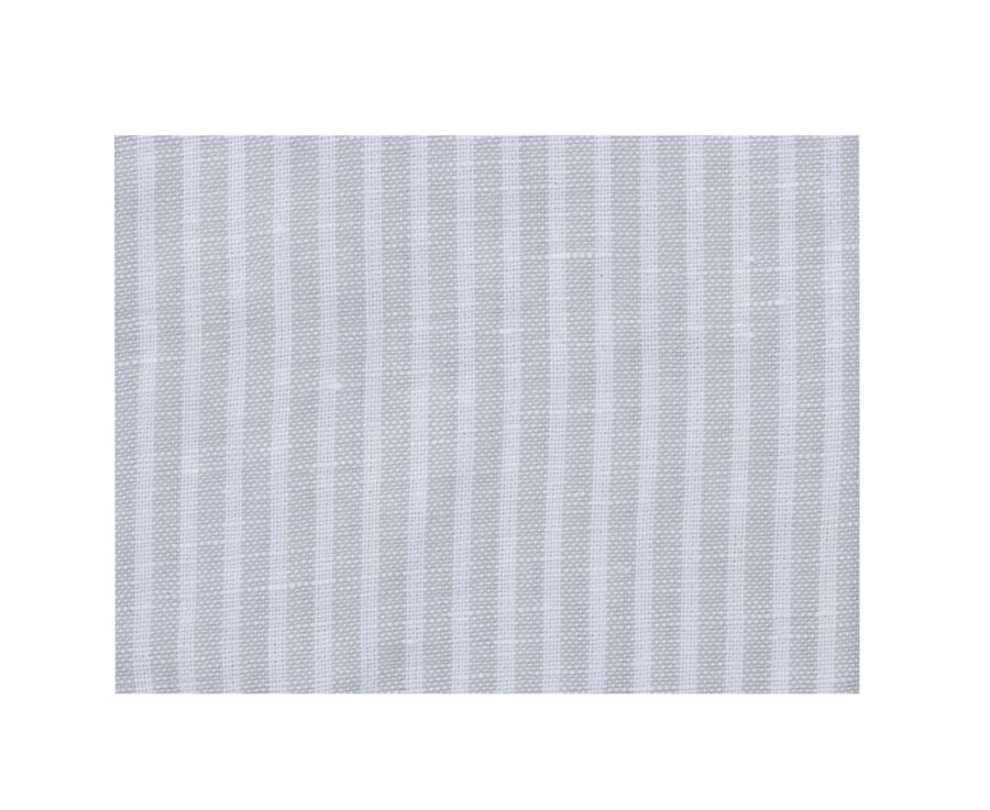Chemise coton lin Vert Tilleul et Blanc - ELIBERT