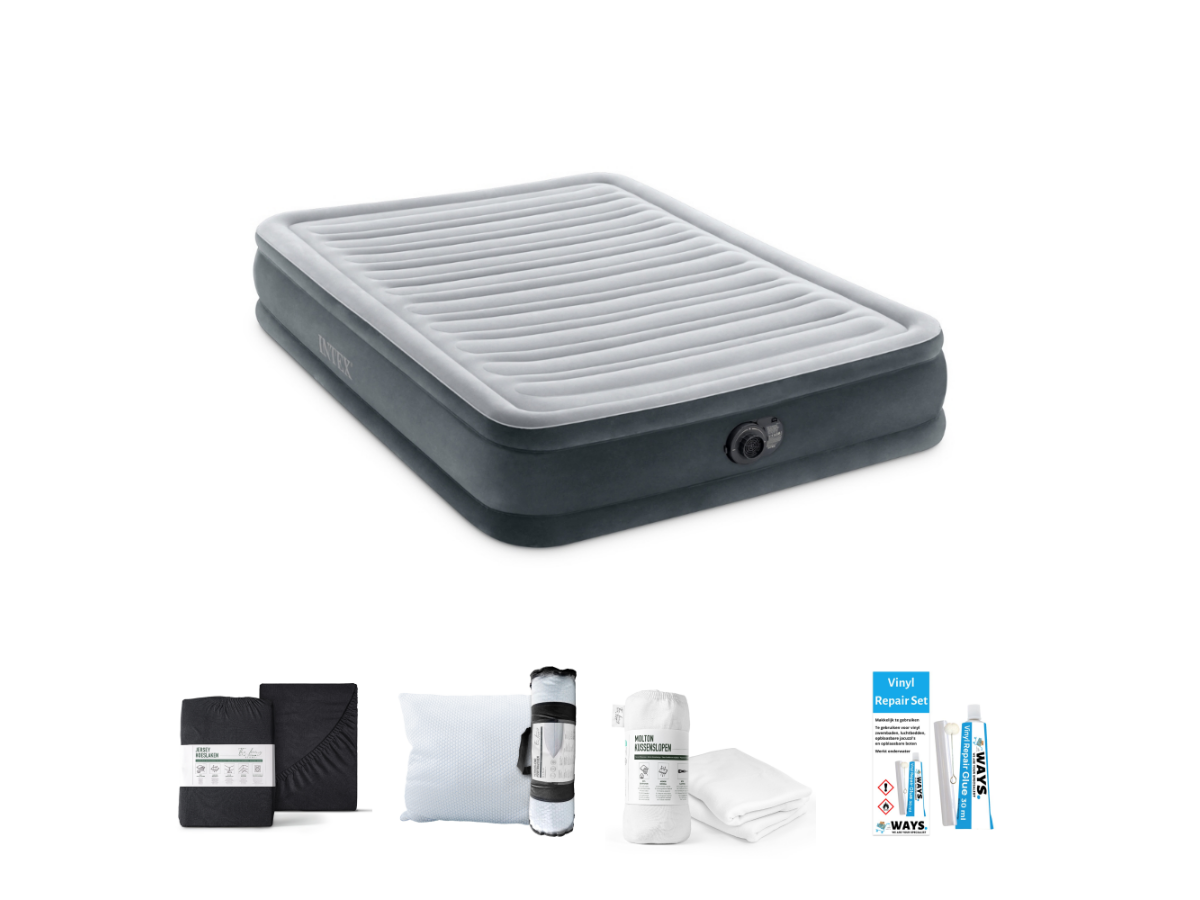 Intex Comfort Plush 191 x 137 cm Luchtbedset - 5-delig