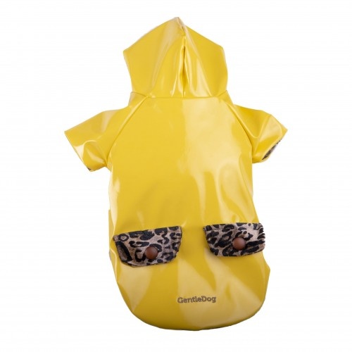 Capa de chuva Lupe para cães, amarela