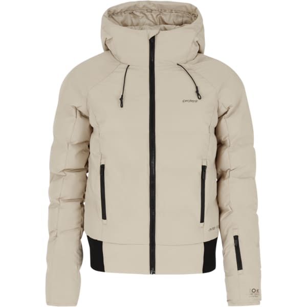 Veste de ski PROTEST PRTALYSUMI SNOWJACKET W BAMBOO BEIGE