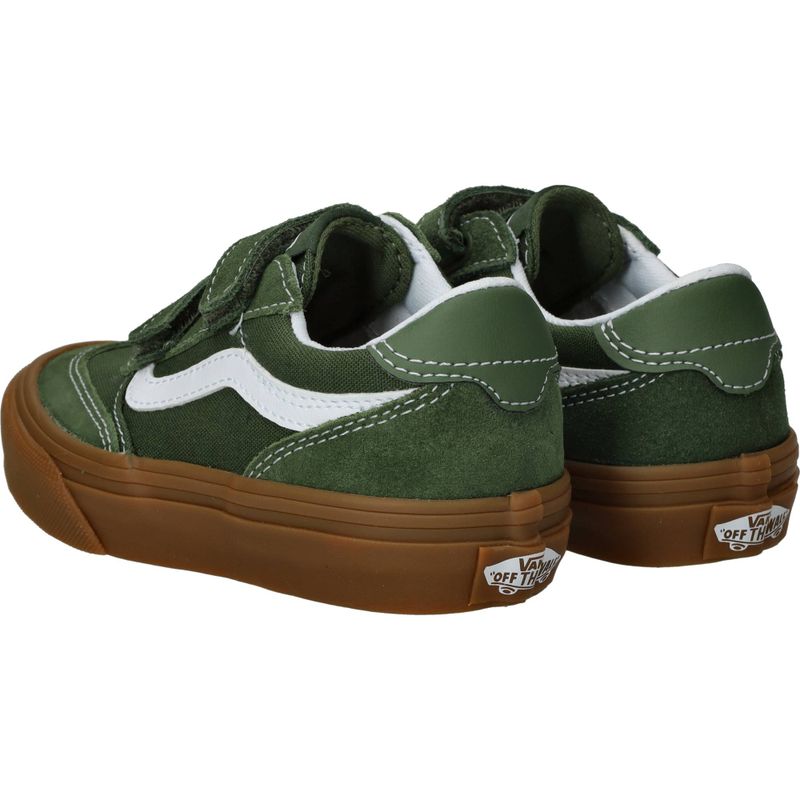 Vans Brooklyn LS V Gum Sneakers Groen Jongens