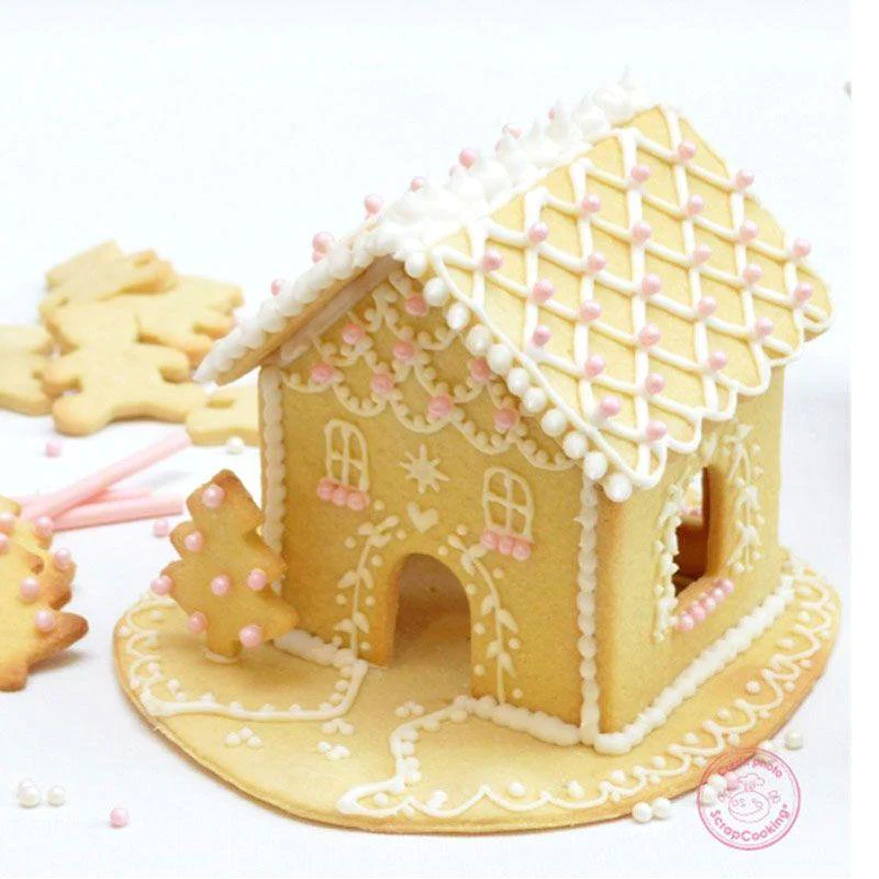 Coffret maison en pain d'épices - découpoirs et préparation biscuits S