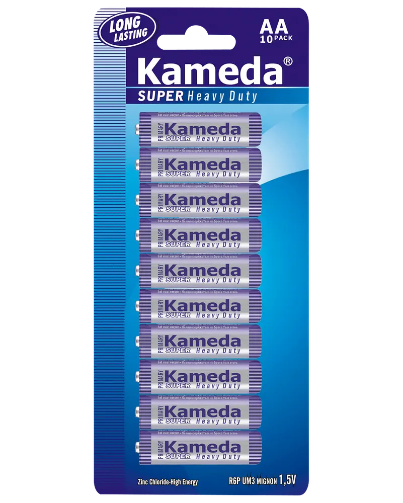 Kameda Brunsten batteri - AA 10-pak