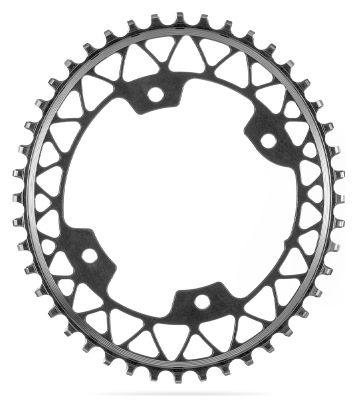 Plateau Ovale Narrow Wide AbsoluteBlack Gravel 110/4 BCD 12 V Gris