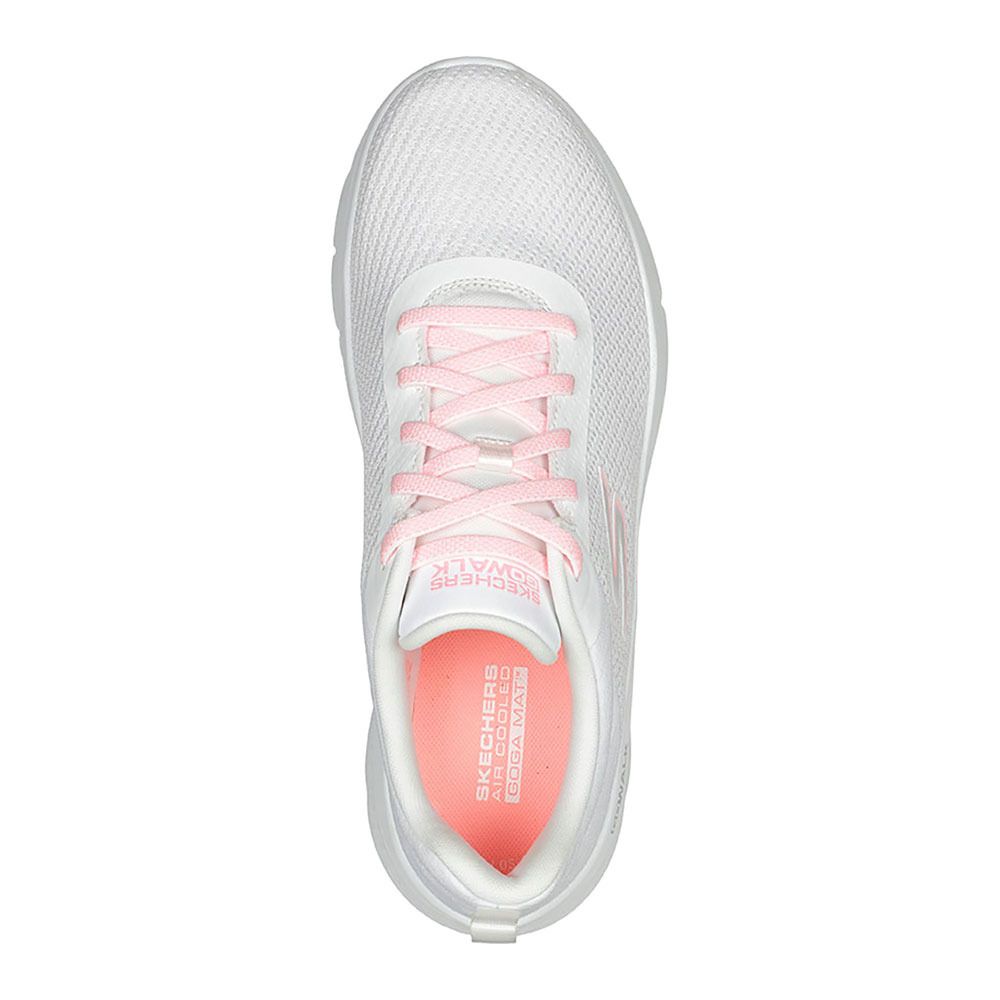 Skechers GO WALK FLEX ALANI - Chaussures training Femme blanc/rose