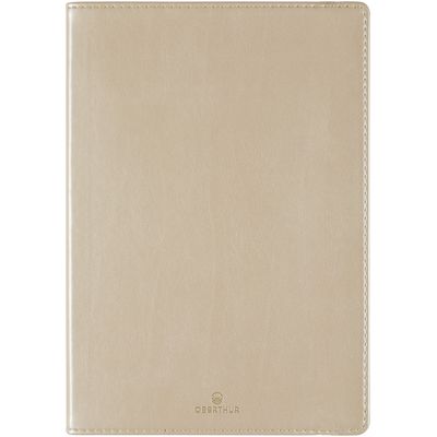 Agenda Feroe - la semaine sur 1 page et une page de note - 15 x 21 cm - or - Oberthur