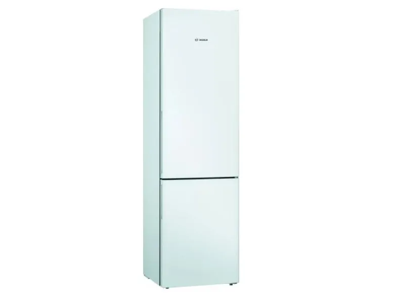 Bosch Serie | 4 KGV39VWEA - Køleskab/fryser - bund-fryser - bredde: 60 cm - dybde: 65 cm - højde: 201 cm - 343 liter - Klasse E - hvid