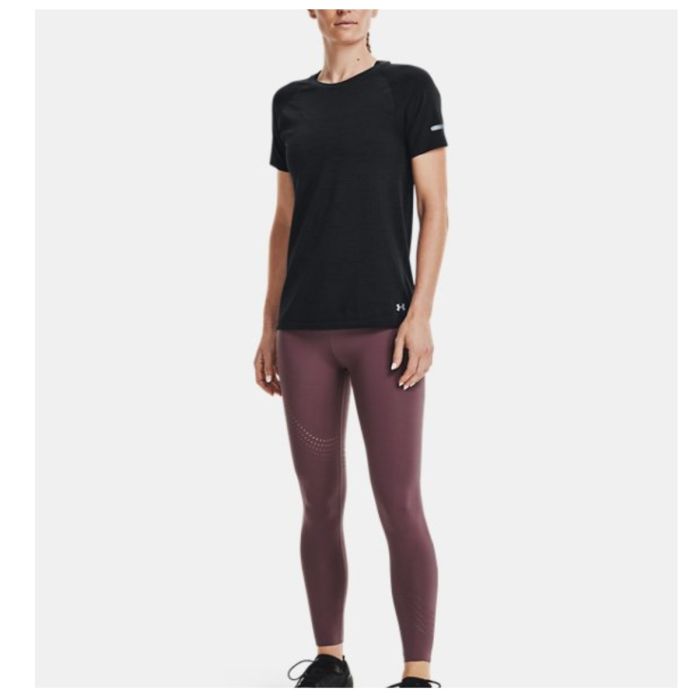 Under Armour Dame T-shirts Seamless Run Short Sleeve Sort