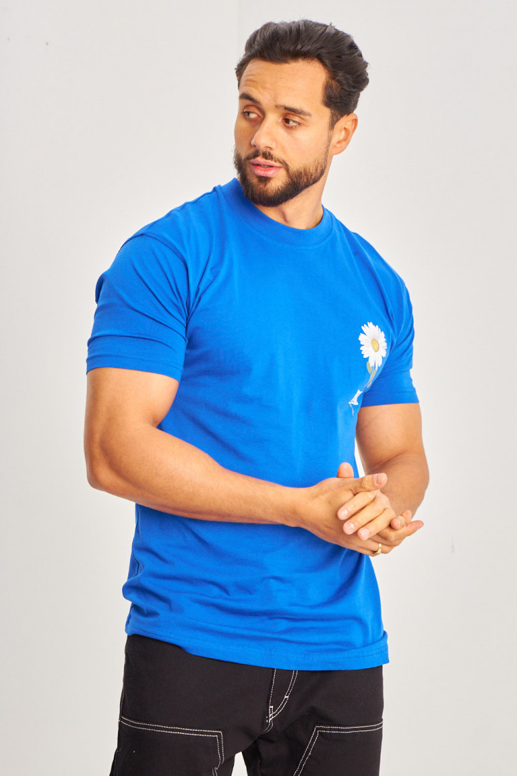 T-shirt fleurs 