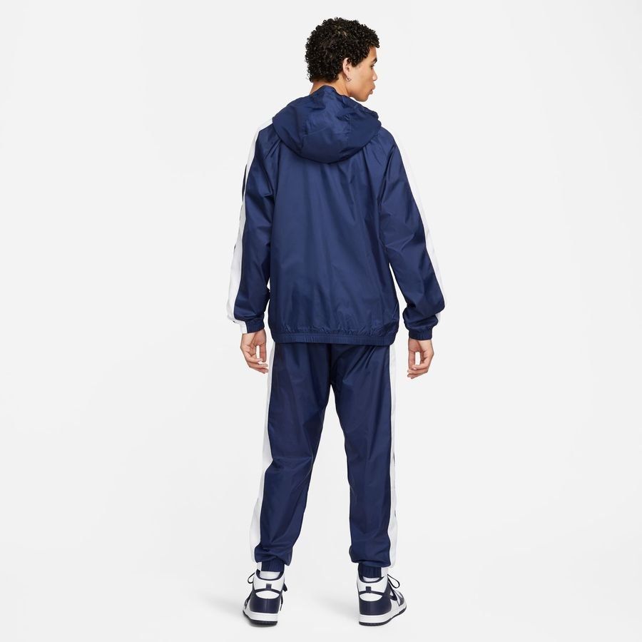 Nike Survêtement NSW Club Woven - Bleu Marine/Blanc