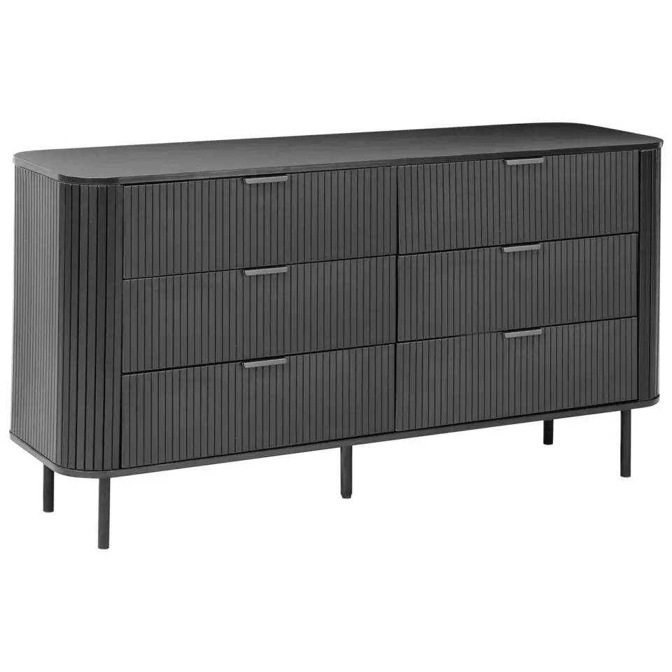 BRADLEY - Ladekast - Zwart - MDF