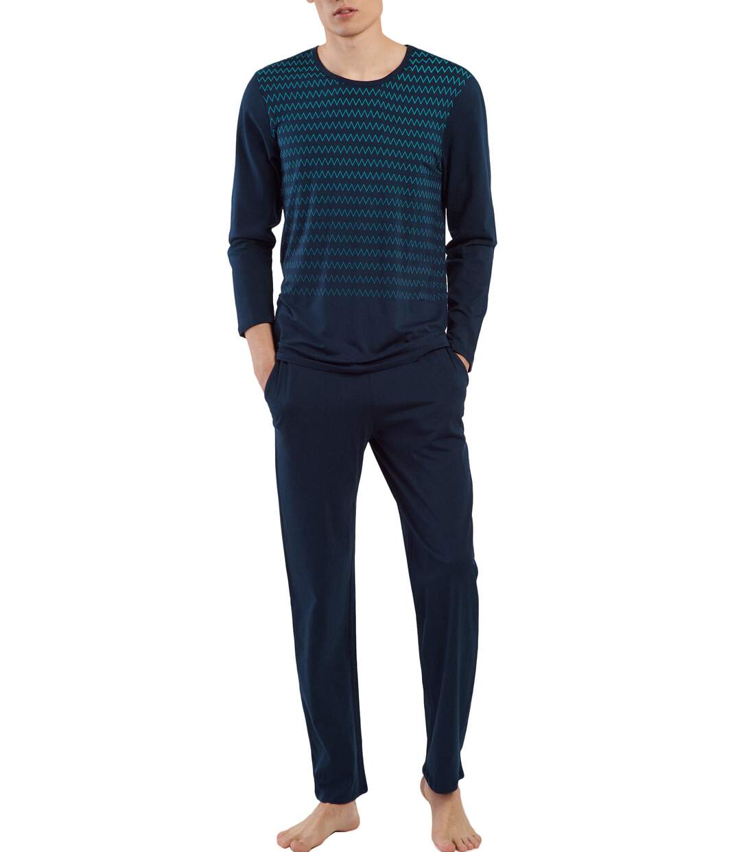 Pyjama pantalon top manches longues Hypnos Lisca Men