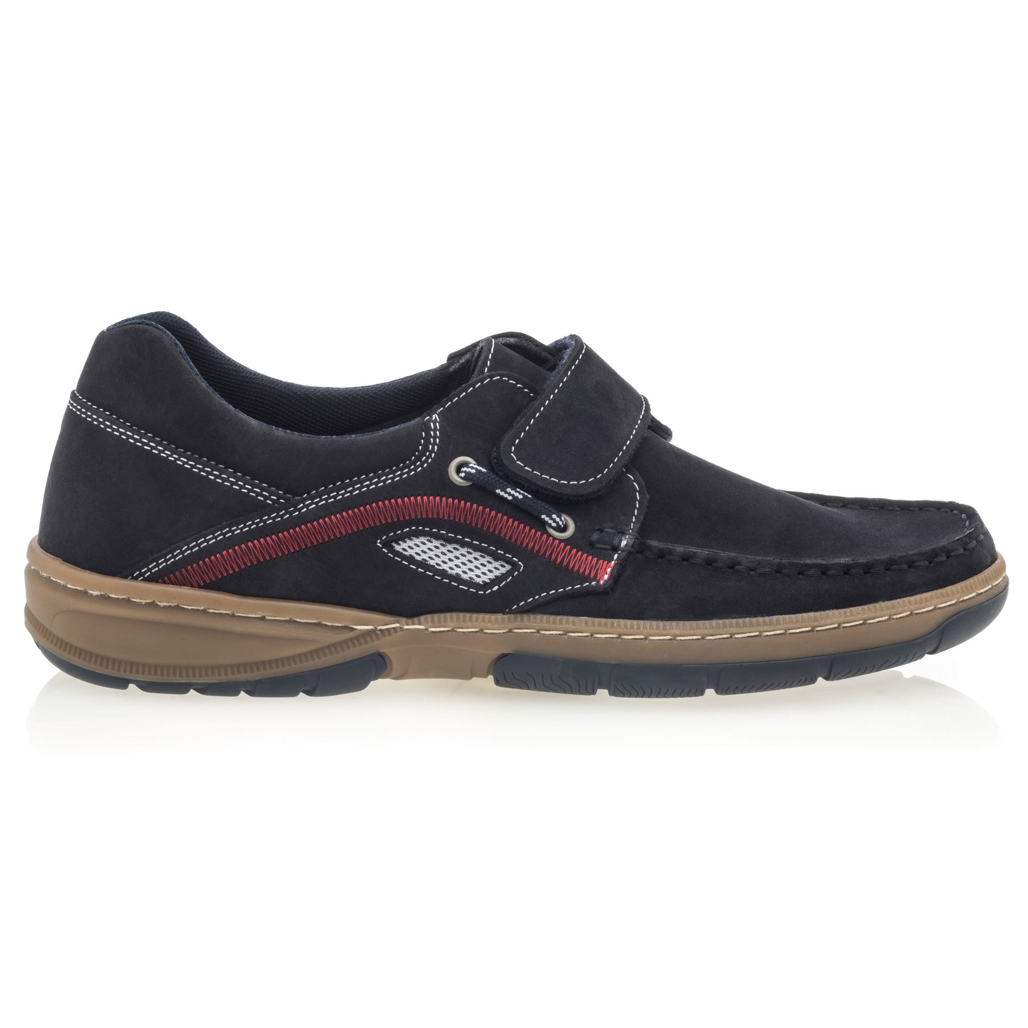 Mocassins Homme en cuir bleu marine