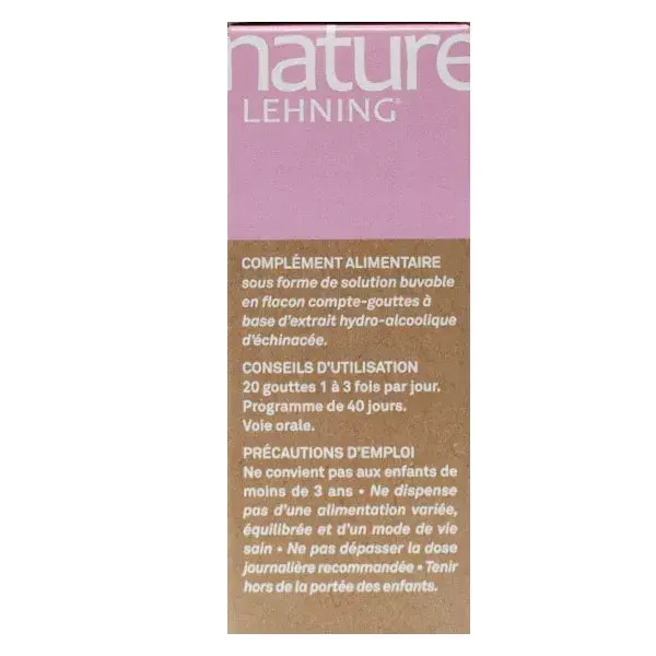 Lehning Nature Echinacea Angustifolia Orgânica 60ml