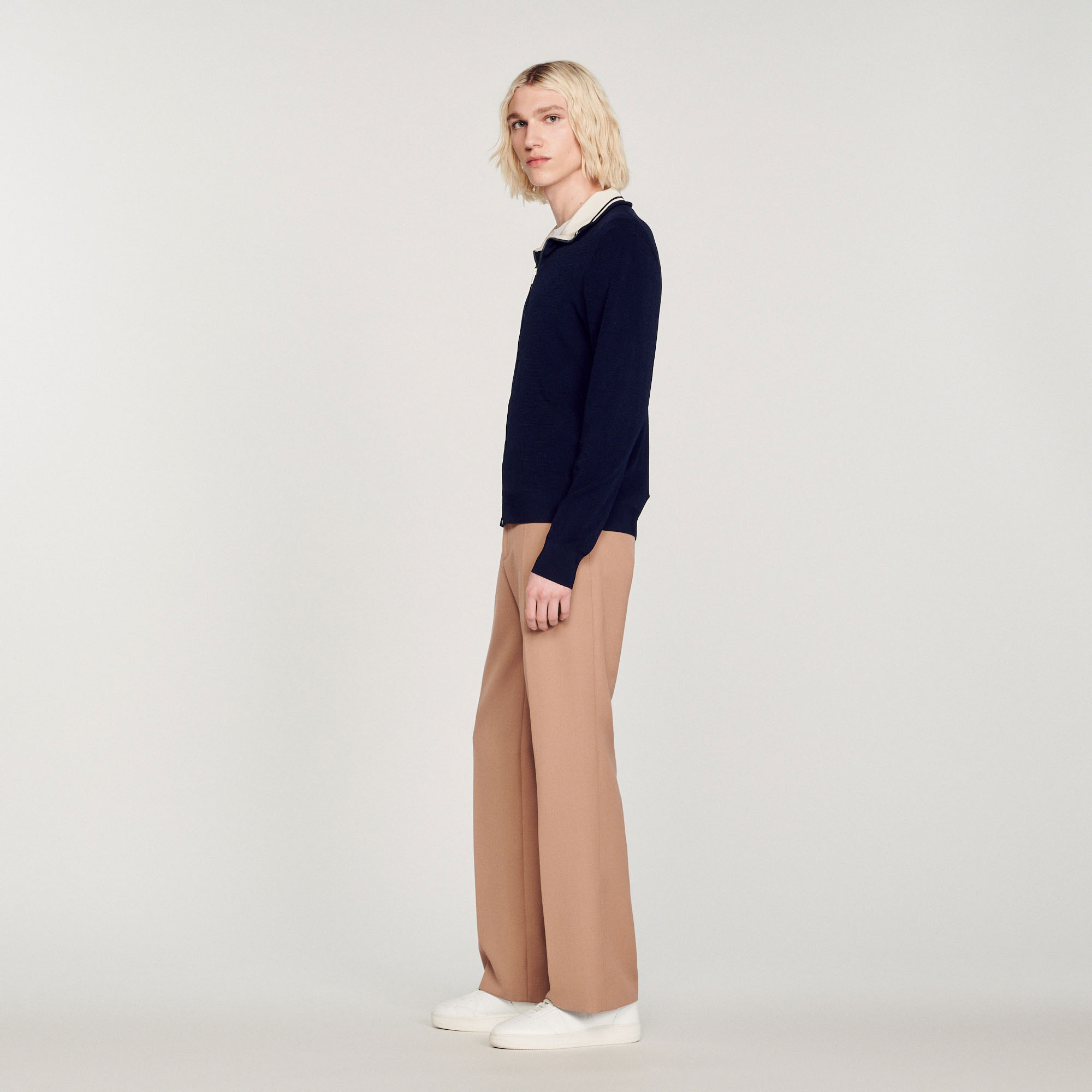 Cardigan zippe