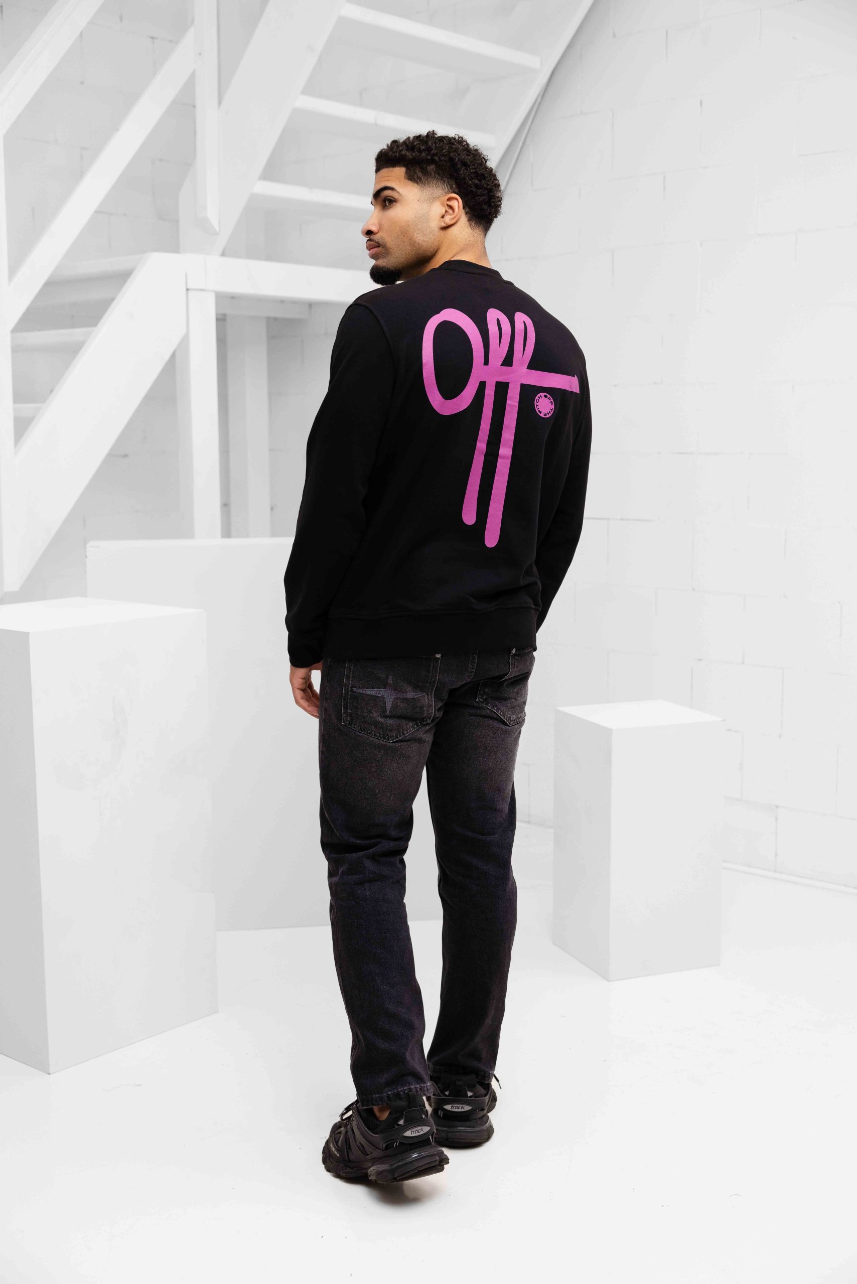 Off The Pitch Full Stop Sweater Heren Zwart