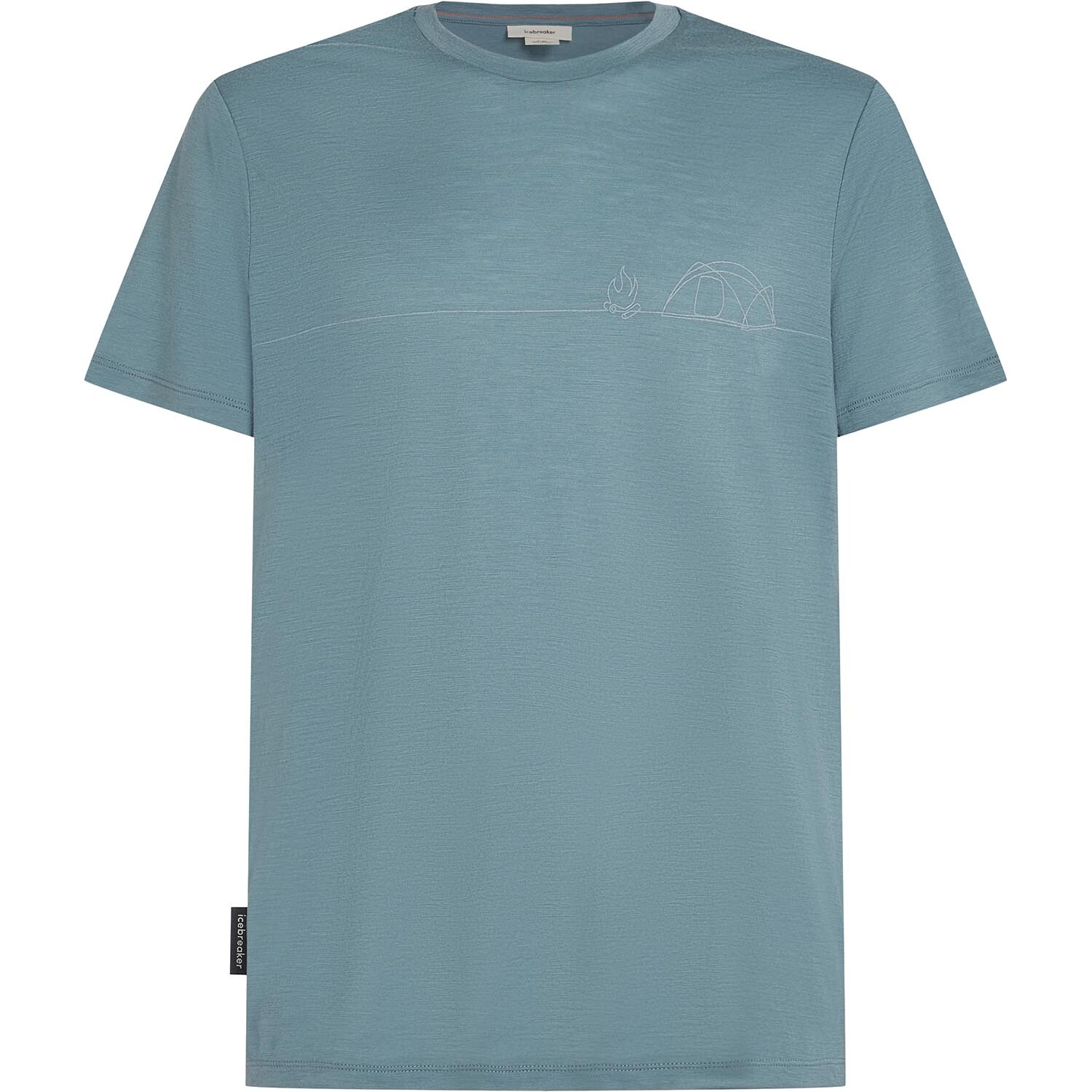 Icebreaker Mens 150 Tech Lite S/S T Single Line Camp