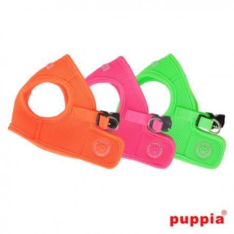 Colete peitoral neon para cães, laranja