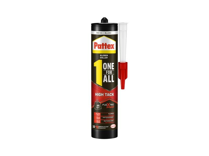 Pattex Montagekleber High Tack 440 g, Weiss Kraftkleber Kleben statt Bohren