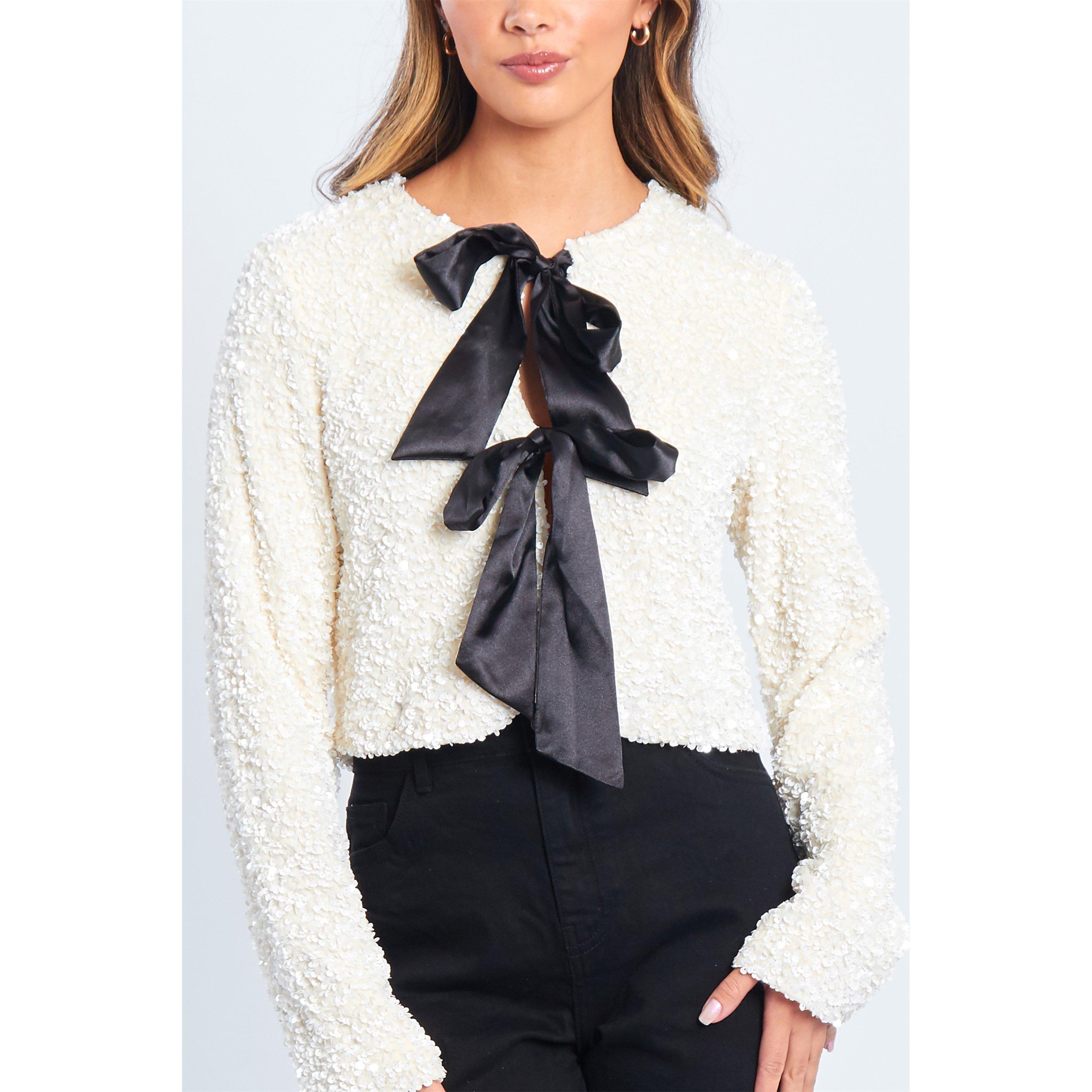 Be You BY Sequin Bow Jacket