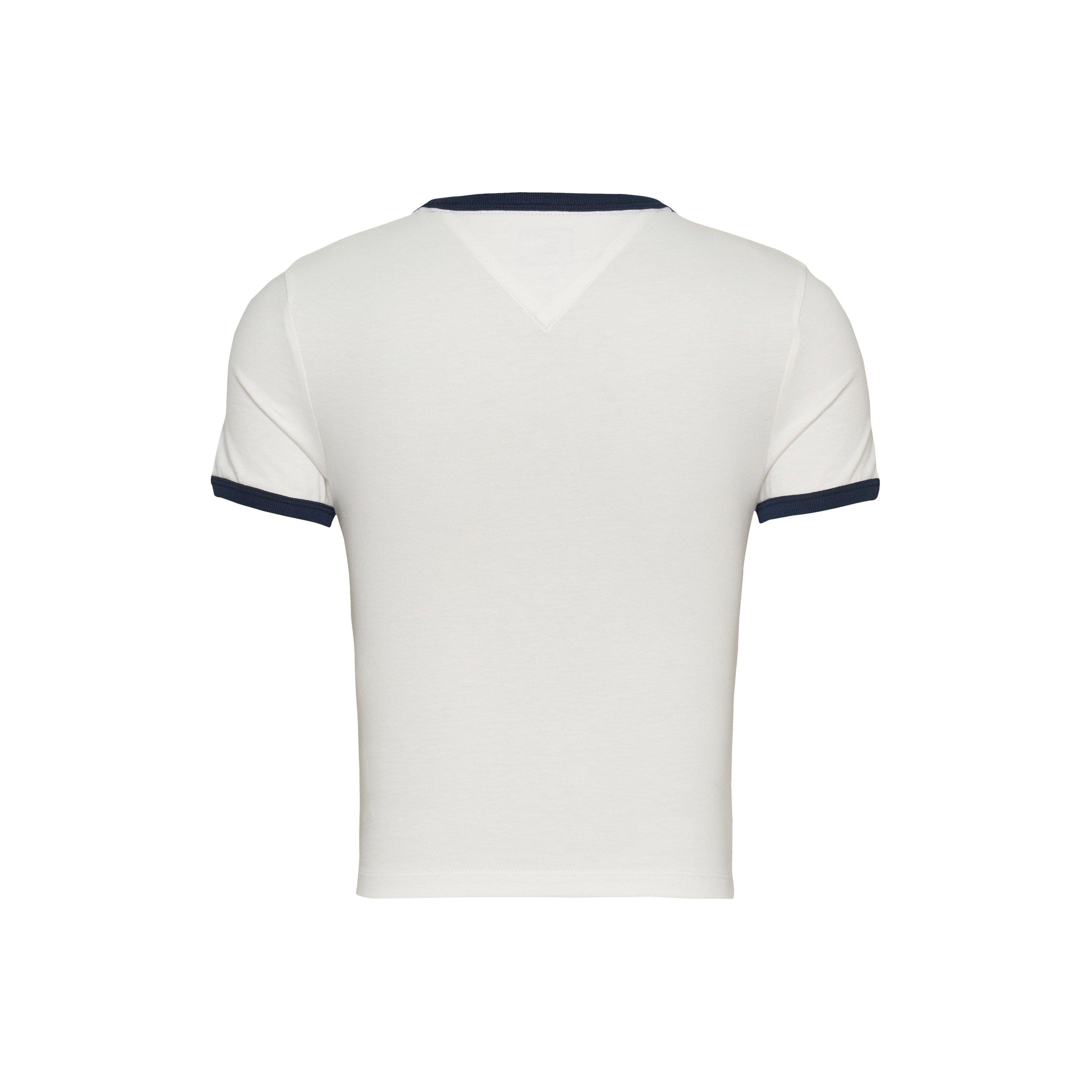 Tommy Jeans Short Sleeve Script Ringer T Shirt