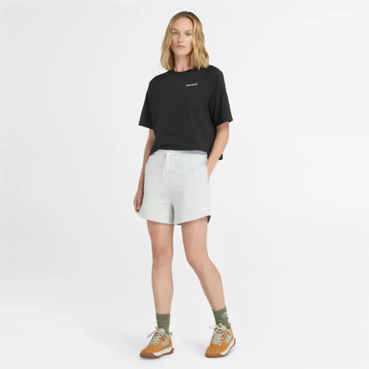T-shirt évacuant l'humidité pour femme en noir